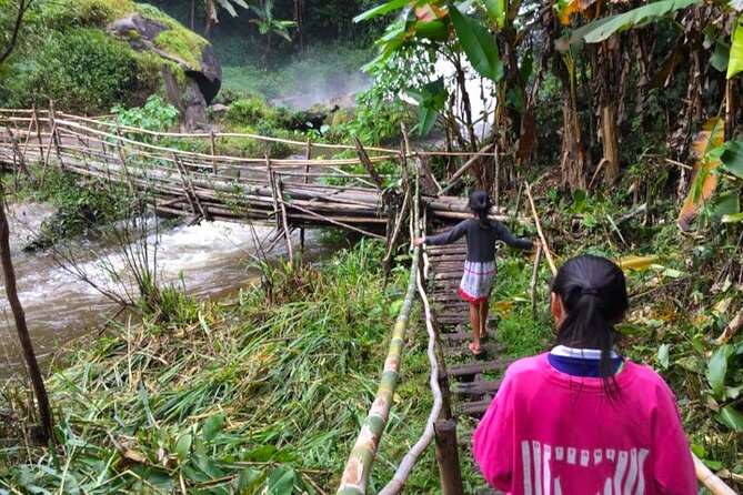 3-in-1: Doi Inthanon Tour, Elephant Sanctuary, and Trekking Trail - The Pha Dok Siew waterfall hike: rice terraces, wildlife, and wet feet