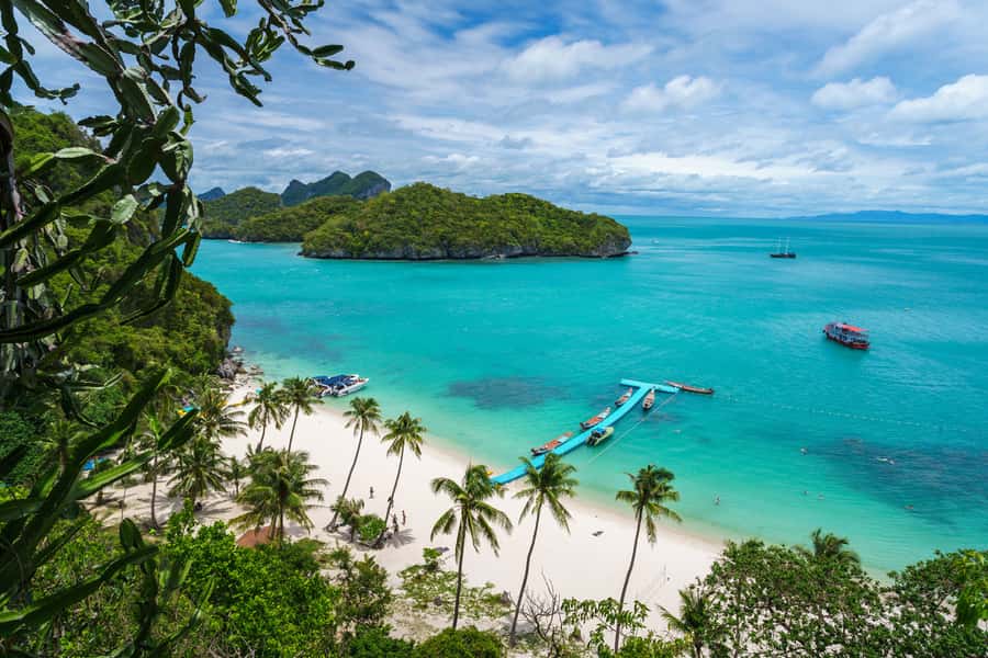 Ang Thong Full-Day Discovery Cruise from Koh Samui - Emerald Lake (Green Lagoon): the swim stop and the photo moment