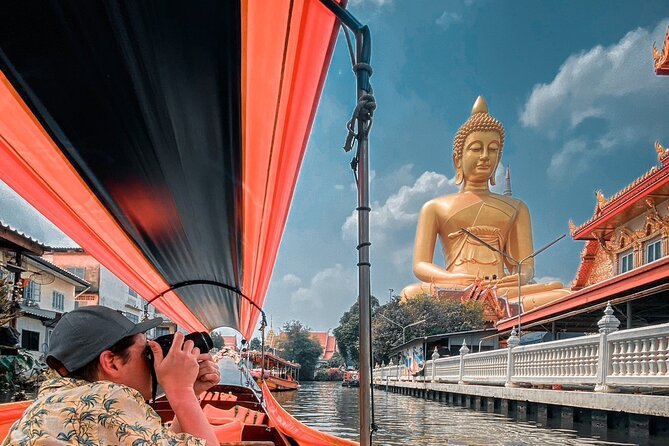 Bangkok Canal Tour: 2-Hour Longtail Boat Ride - Wat Paknam Phasi Charoen: big Buddha photos, then back to the boat