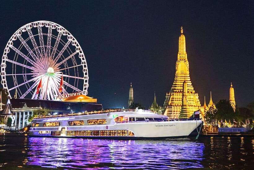 Bangkok: Luxury White Dinner Cruise Free Flow Beer and Wine - Price and value: what $53 gets you on the river