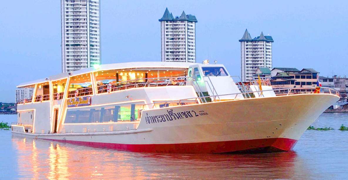 Bangkok: River Dinner Cruise on the Chao Phraya Princess - Dinner on the Chao Phraya Princess: what this 90–120 minutes really delivers
