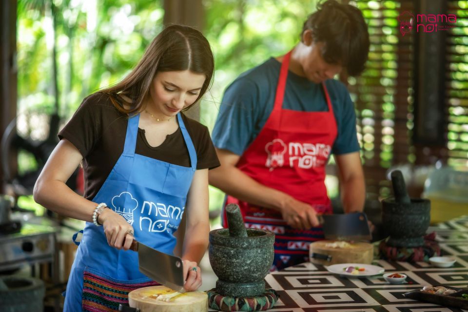 Chiang Mai: Cooking Class with Organic Farm at Mama Noi - The best part: sitting down to eat what you cooked