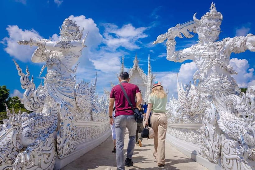 Chiang Mai: White, Red/Black & Blue Temples Tour with Lunch - Wat Rong Suea Ten Blue Temple + Huay Pla Kang Red Temple: same region, different energy