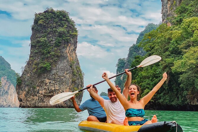 Day Trip to James Bond (Canoeing & Kayaking Islands & Lunch) - Khao Phing Kan: the leaning rocks that look like they’re sliding