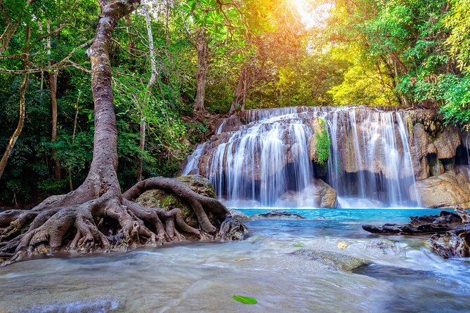 Floating and Railway Market (Optional Waterfall): Private Tour - Maeklong Railway Market: the track-side train moment