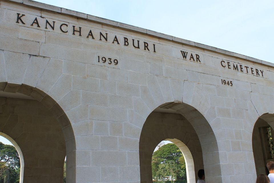 From Bangkok: Historical Day Tour to River Kwai - The River Kwai bridge stop: photos, train views, and the real setting