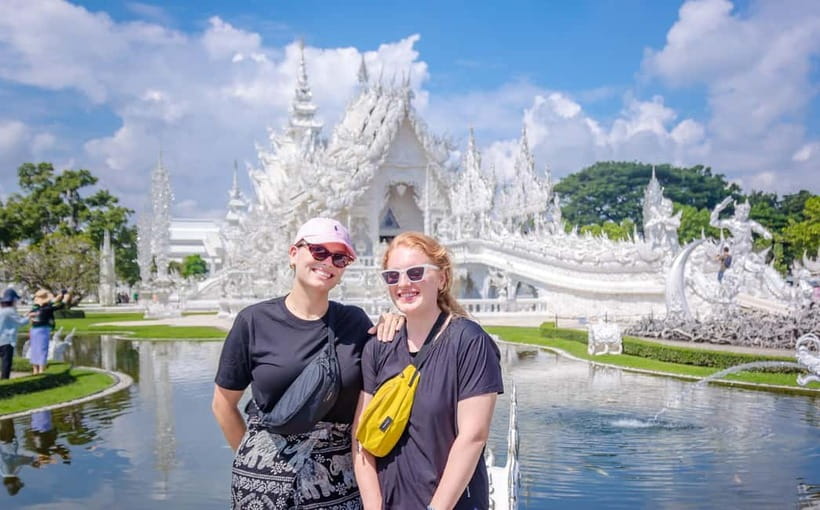 From Chiang Mai: White Temple Black House and Blue Temple - Wat Rong Suea Ten (Blue Temple): calm color after the big wow