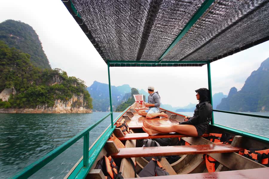 From Khao Lak/Khao Sok: Cheow Lan Lake and Emerald Pool Tour - Traditional Thai Lunch With a 270-Degree View