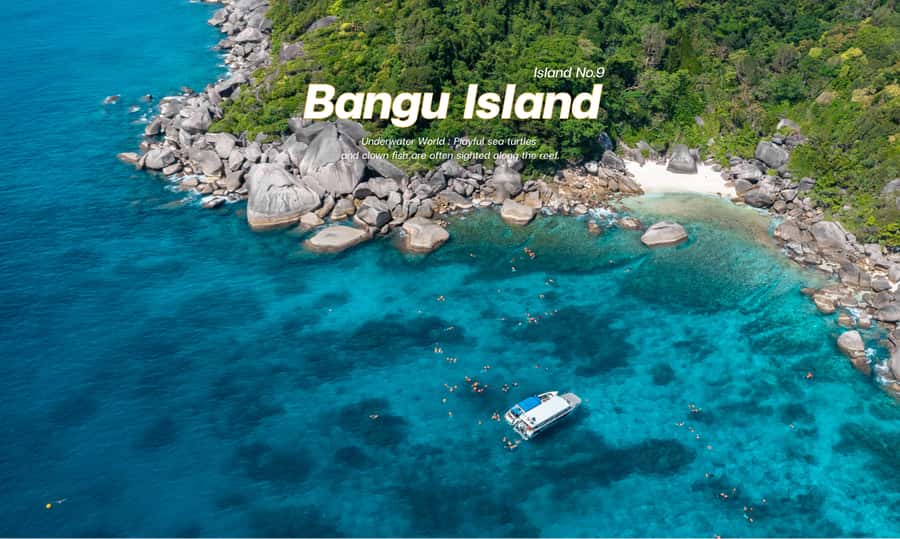From Phuket or Khaolak : Similan Islands Day Trip - Island No. 8 (Donald Duck Bay): scenery and a useful first break