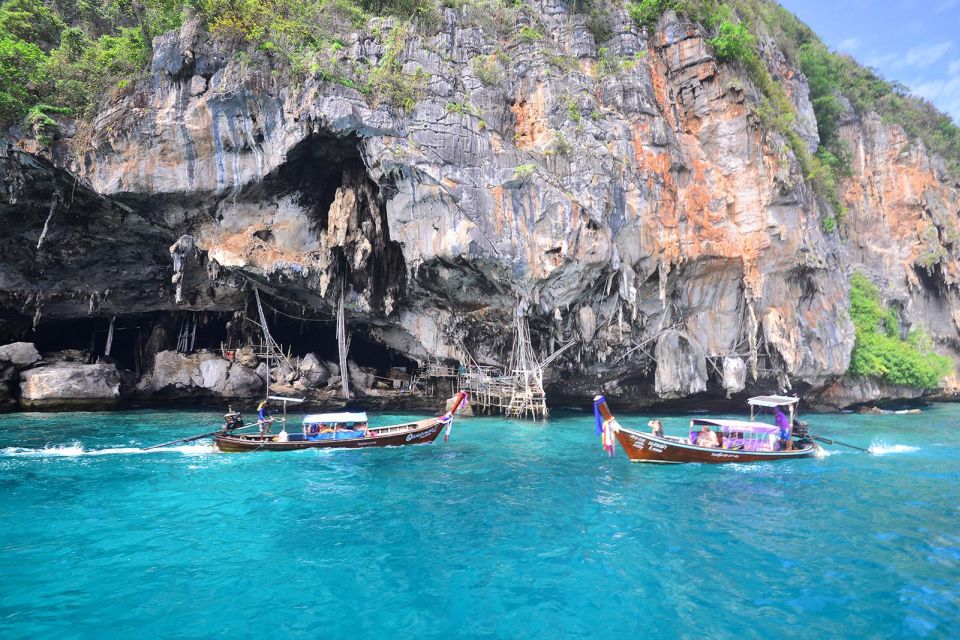 From Phuket: Phi Phi, Maya Bay, & Khai Islands Premium Trip - Ko Phi Phi Don break: lunch, shopping, and a breather from boats