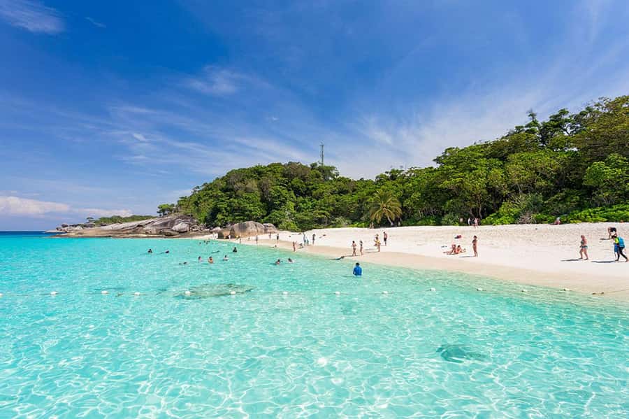 From Phuket: Similan Islands Snorkeling Trip by Speedboat - Koh Similan (Island 8): Sailing Rock viewpoint and beach time