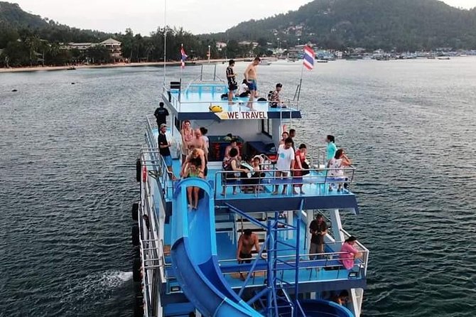 Full day snorkeling adventure around Koh Tao - Boat Fun Beyond Snorkeling: Slide, Climbing Wall, and a Jumping Platform