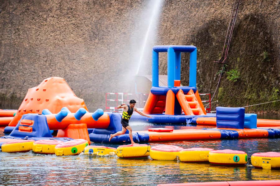 Grand Canyon Water Park Ticket - The Giant Floating Aquapark and Lagoon: Where Most of the Day Disappears