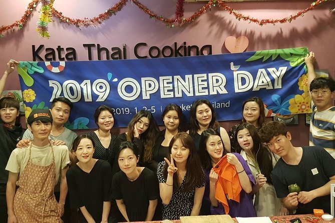 Hands-on Thai Cooking Class Phuket with Market Tour Option! - Pickup, timing, and your own station (plus the headband)