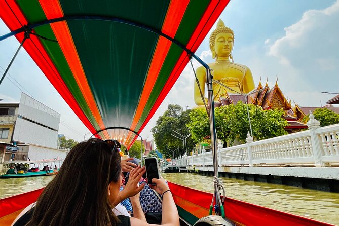 Hidden Bangkok Longtail Boat Tour to Big Buddha&Canal Life 2hrs - Guide power: Yoyo, Wai, Pear, Tony, and Fluke