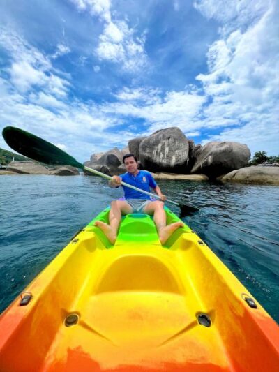 Ko Tao: Tao-Nangyuan Snorkeling Day Trip with Meals & Sunset - Boarding at Royal Mariblue: pickup, safety briefing, and group size reality