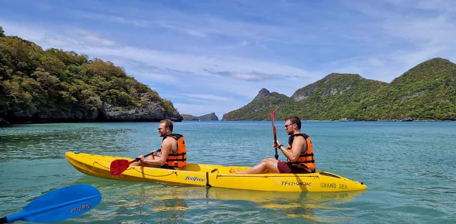Koh Pha Ngan: Day Tour Ang Thong with Kayak, Snorkel & Lunch - Pha Chan Charat viewpoint: the 42-island panorama hike
