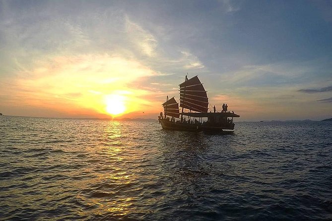 Krabi 4 Island Sunset Snorkeling Cruise + Bioluminescent Swim - Chicken Island (Koh Gai) and Poda Island: famous views and a dinner moment