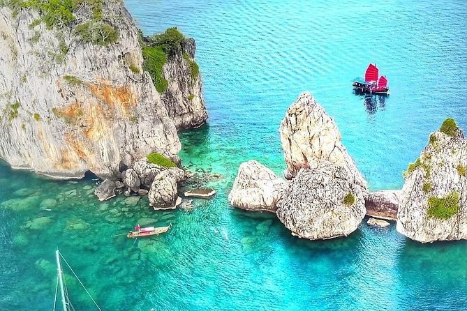 Krabi 4 Island Sunset Snorkeling Cruise + Bioluminescent Swim - Phra Nang Cave Beach at night: bioluminescent plankton in action