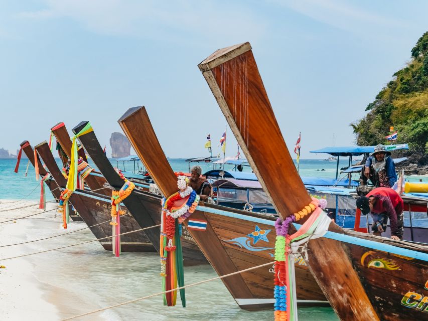 Krabi: 4 Islands Tour by Longtail Boat & Thai Buffet Lunch - Railay Beach Hop-On Stop: A Short Taste of the Cliffs