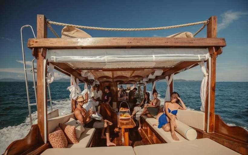 Krabi: 7 Island Tour by Luxury Longtail Boat with Snorkeling - Poda Island: the main event for swimming, photos, and relaxing
