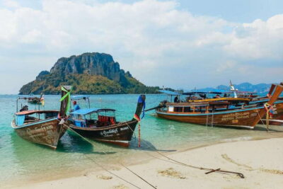 Krabi: 7 Islands Sunset Tour with Buffet Dinner & Snorkeling - From Ao Nang to the islands: where the day starts matters