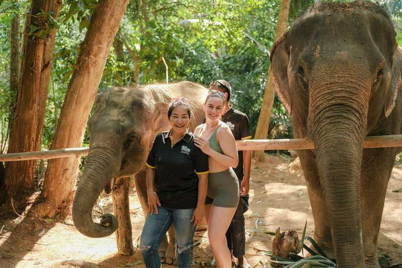 Krabi: Elephant Sanctuary (near Ao Nang) Visit - The break that makes it feel humane: snacks, water, and a reset