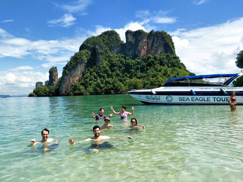 Krabi: Hong Islands Day Trip by Speedboat with Lunch - Pickup and speedboat timing from Ao Nang, Krabi Town, and Railay