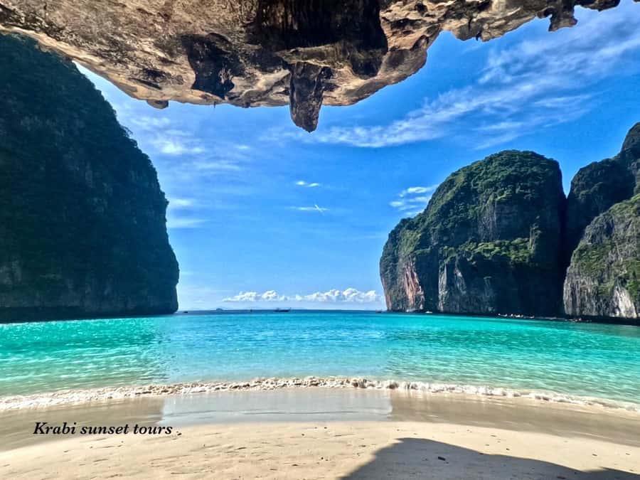 Krabi: Phi Phi & 4 Islands Sunset Tour by Speedboat - Bamboo Island: your first hit of white sand and clear water