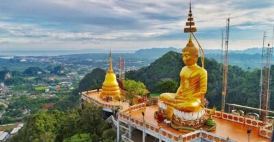 Krabi: Tiger Cave, Hot Springs and Emerald Pool Jungle Tour - Krabi Hot Springs Waterfall Pools: Comfort First, Then Photos