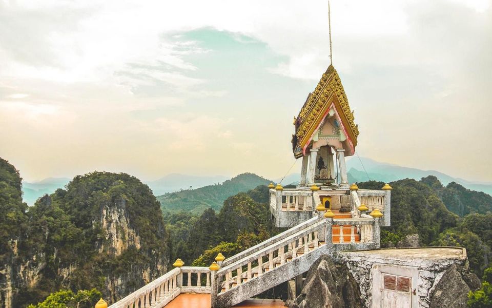 Krabi: Tiger Cave, Hot Springs and Emerald Pool Jungle Tour - Tiger Cave Temple: 1,260 Steps, Monkeys, and Big Views