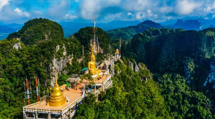 Krabi: Tiger Cave Temple, Emerald Pool and Hot Springs Tour - Blue Lagoon Photo Stop: Big Roots, Big Shade, Great Pictures