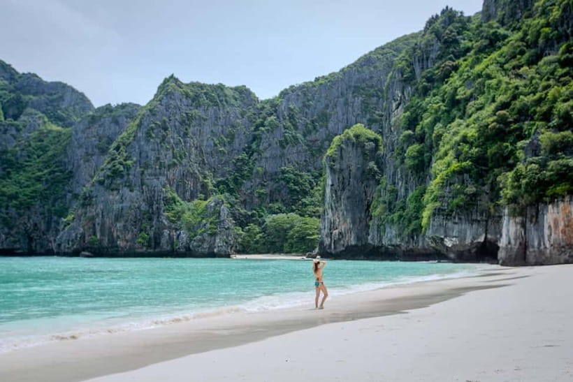 Phi Phi: 7 Island Longtail Boat Snorkeling Tour with Sunset - Maya Bay Walktime: Iconic Beach Views With a Cash Fee