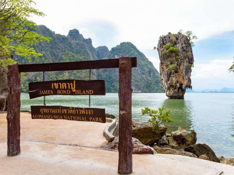 Phuket: James Bond Island by Longtail Boat Small Group Tour - Ko Thalu Ok canoeing: calming water, caves, and unusual rock shapes