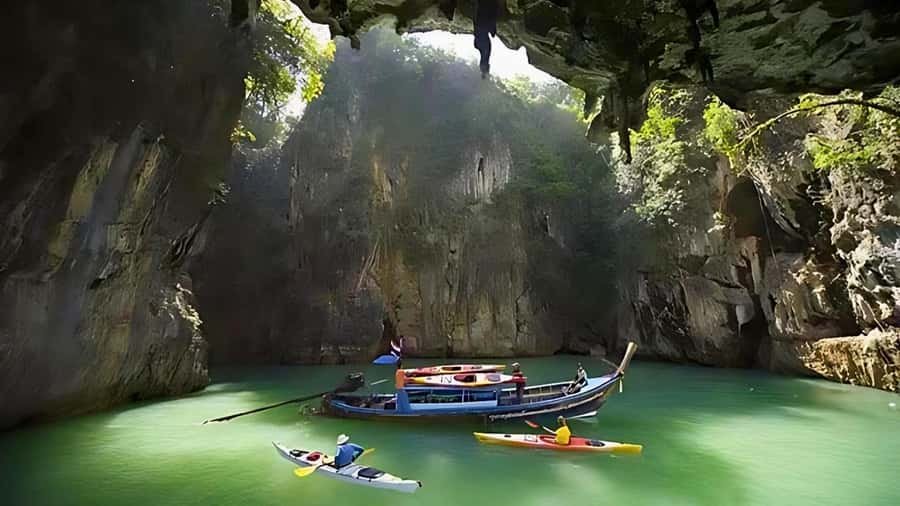 Phuket: James Bond Island Day Trip by Speed Boat with Lunch - James Bond Island at Khao Phing Kan: iconic, but go in smart