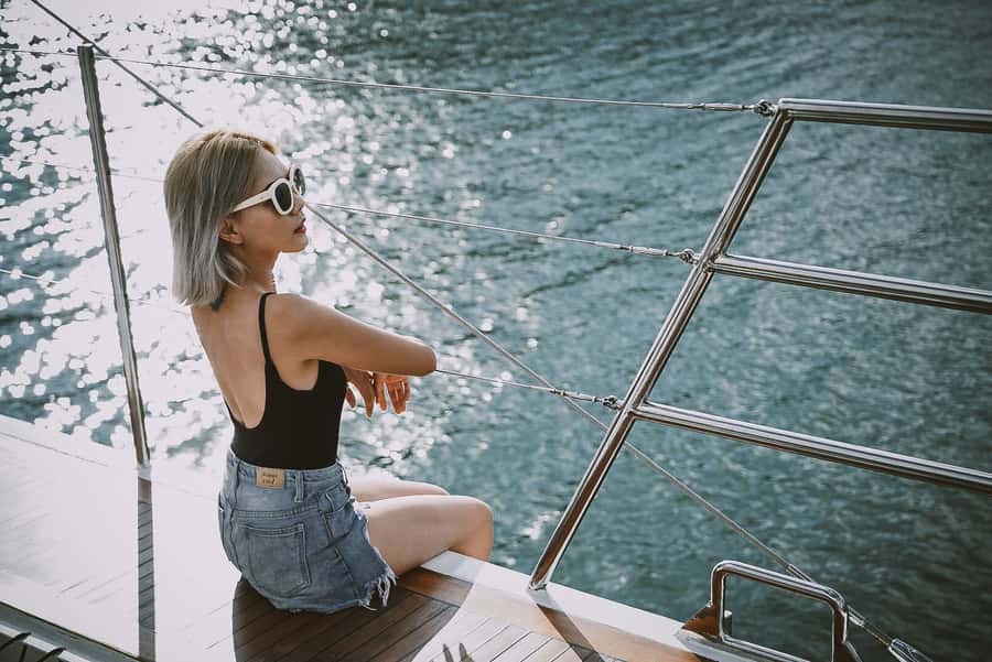Phuket: James Bond Island Luxury Sunset Cruise - Sunset dinner views aboard and the onboard atmosphere
