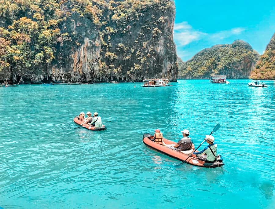 Phuket: Phang Nga Bay Bioluminescent Plankton and Sea Canoes - Ko Hong (Hong Island) kayaking: lagoons and limestone up close