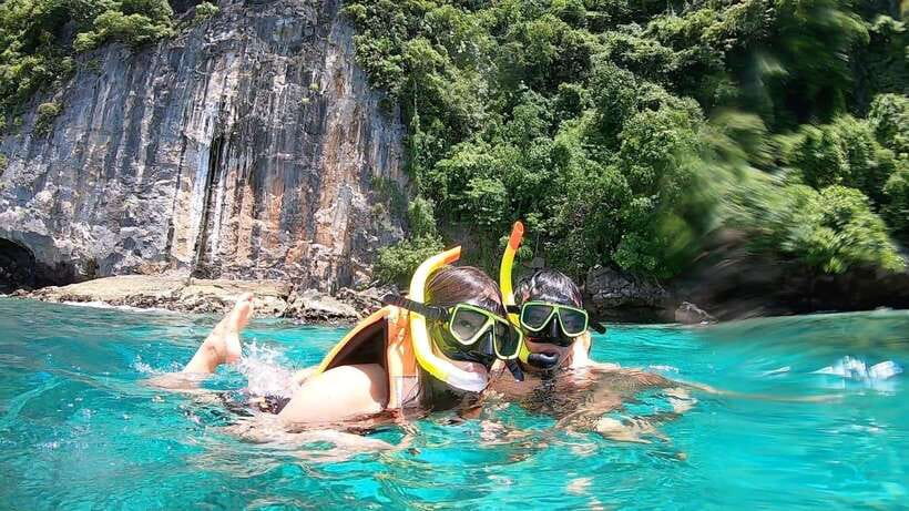 Phuket: PhiPhi, Maya Bay & Khai Island Day Tour with Lunch - Pileh Lagoon: your best swim and snorkel moment