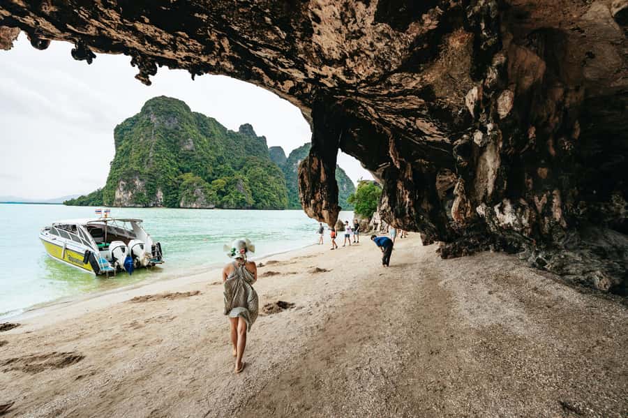 Phuket: Twilight Sea Canoe & Highlight Glowing Plankton - Phang Nga Bay sea caves: the limestone maze part