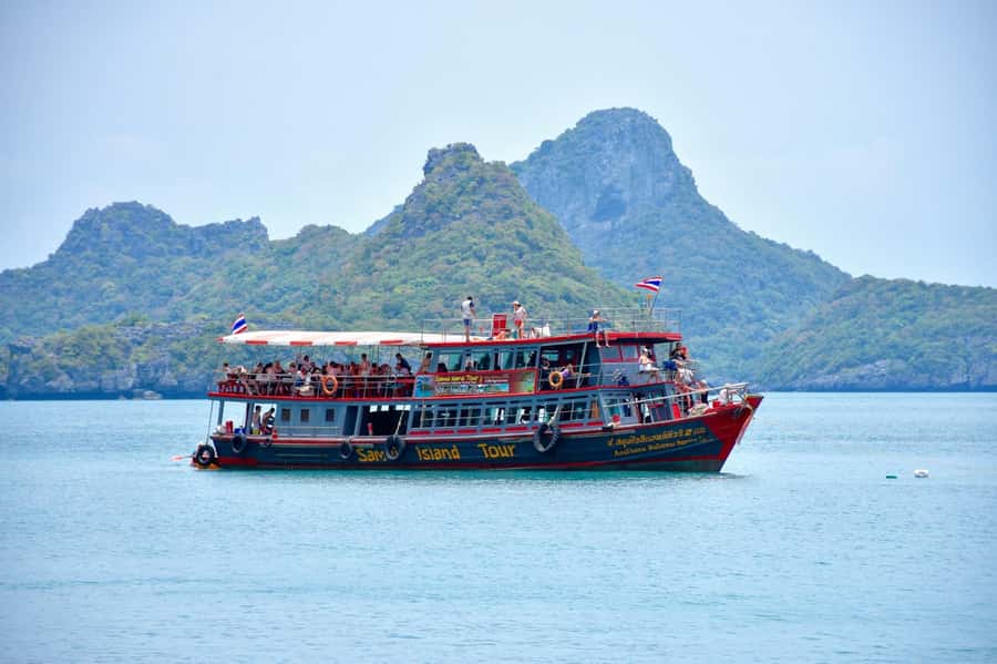Samui: Angthong Marine Park Boat Tour w/ Transfer and Meals - Ko Wua Talap Island: swim, snorkel, relax, then paddle again