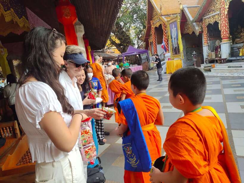 Spiritual Sunrise Wat Doi Suthep, Pha Lat, Alms & Meditation - Key things you’ll notice fast